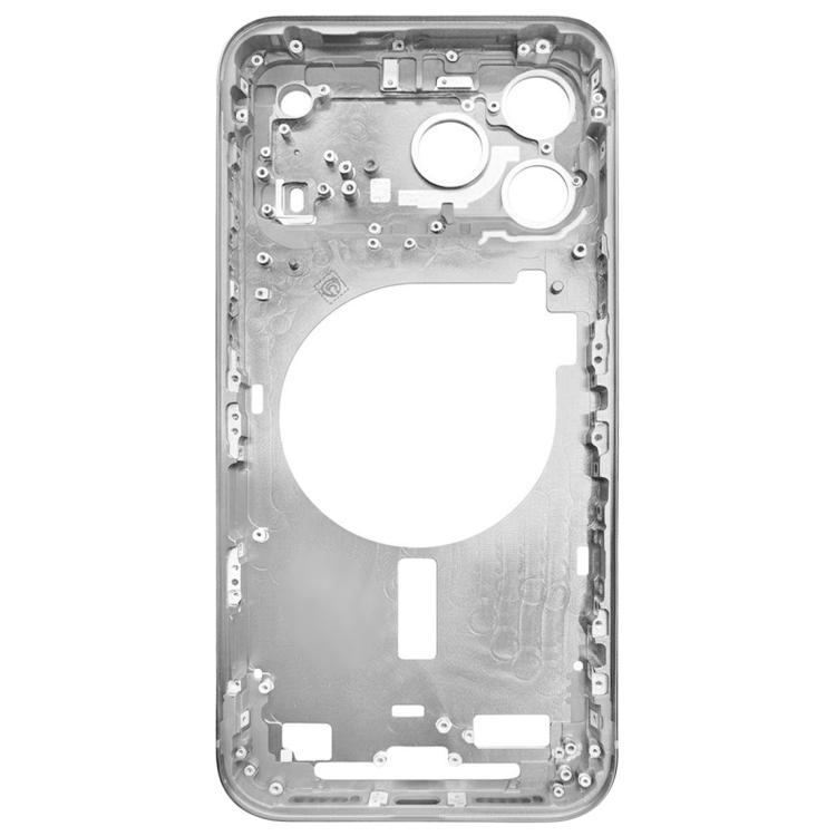 Brand New Middle Frame Bezel with Camera Lens Cover Replacement for iPhone 17 Pro Silver - Image 3