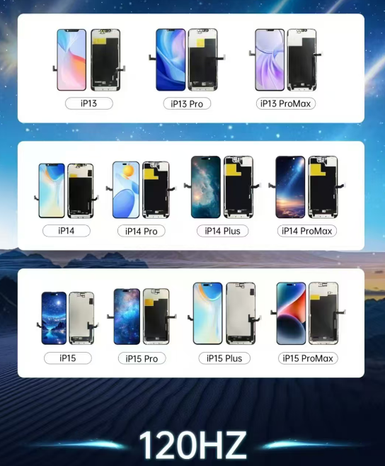FHD LCD Screen (120 Hz) for Iphone 13-17 - Image 7