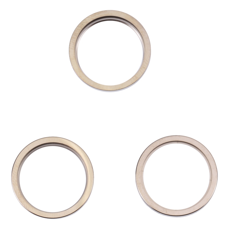 3PCS Rear Camera Glass Lens Metal Outside Protector Hoop Ring for iPhone 14 Pro Max - 图片 4