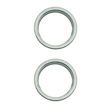 2pcs/set Rear Camera Glass Lens Metal Outside Protector Hoop Ring for iPhone 15 / 15 Plus