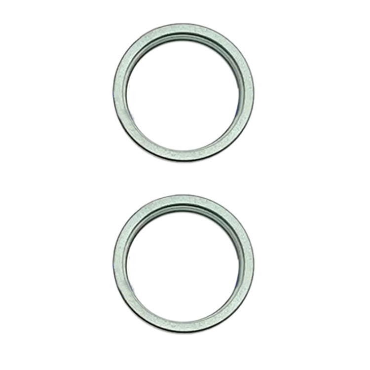 2pcs/set Rear Camera Glass Lens Metal Outside Protector Hoop Ring for iPhone 15 / 15 Plus