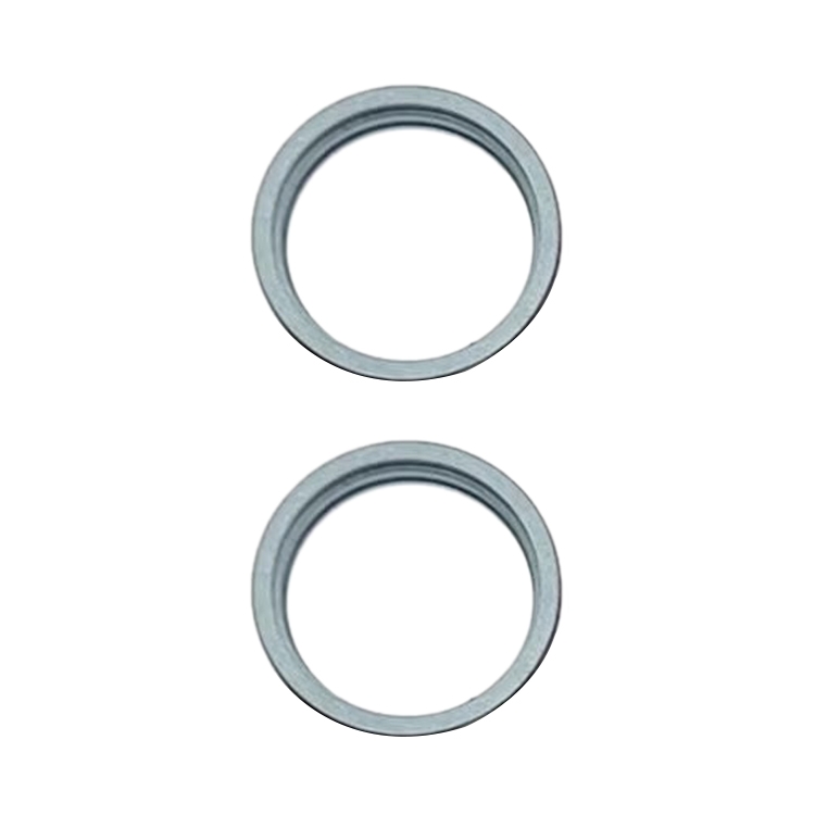 2pcs/set Rear Camera Glass Lens Metal Outside Protector Hoop Ring for iPhone 15 / 15 Plus - 图片 5