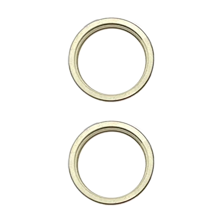 2pcs/set Rear Camera Glass Lens Metal Outside Protector Hoop Ring for iPhone 15 / 15 Plus - 图片 4