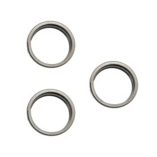 3pcs/set Rear Camera Glass Lens Metal Outside Protector Hoop Ring for iPhone 15 Pro / 15 Pro Max