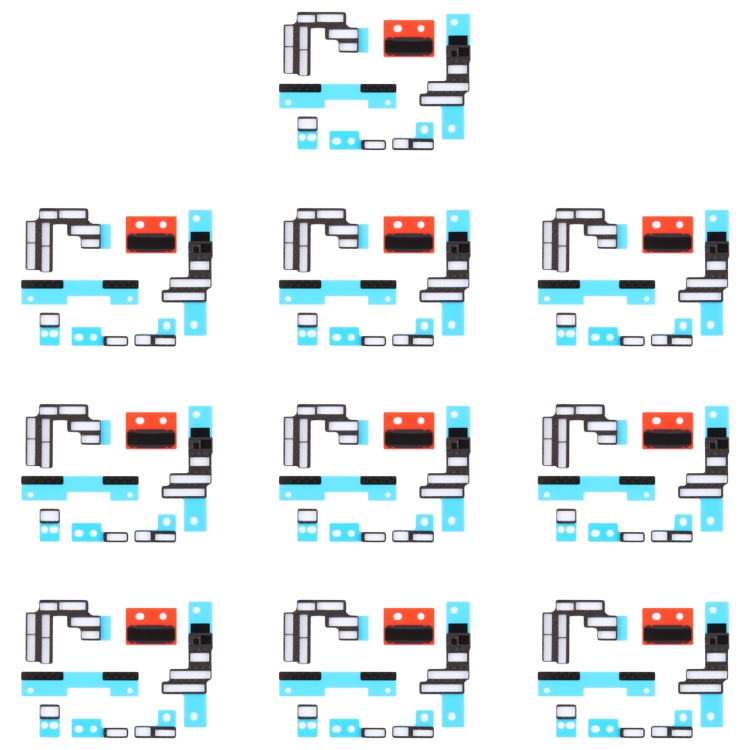 10pcs Mainboard Heat Sink Sticker + FPC Sponge Foam Pads for iPhone 15 Pro / 15 Pro Max