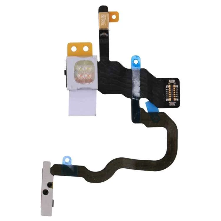 Original Pulled Power Button & Flashlight Flex Cable for iPhone X