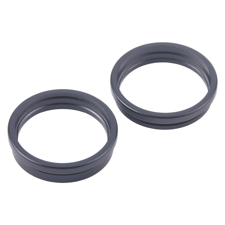 New Rear Camera Glass Lens Metal Outside Protector Hoop Ring for iPhone 16 Plus 2pcs/set - 图片 4