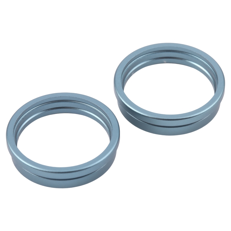 New Rear Camera Glass Lens Metal Outside Protector Hoop Ring for iPhone 16 Plus 2pcs/set - 图片 3