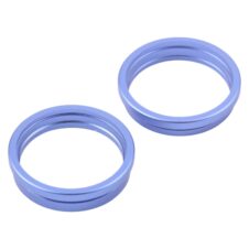 New Rear Camera Glass Lens Metal Outside Protector Hoop Ring for iPhone 16 Plus 2pcs/set