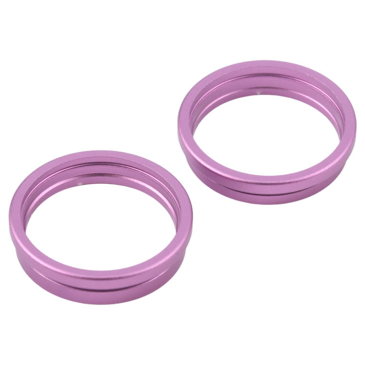 New Rear Camera Glass Lens Metal Outside Protector Hoop Ring for iPhone 16 Plus 2pcs/set - 图片 5